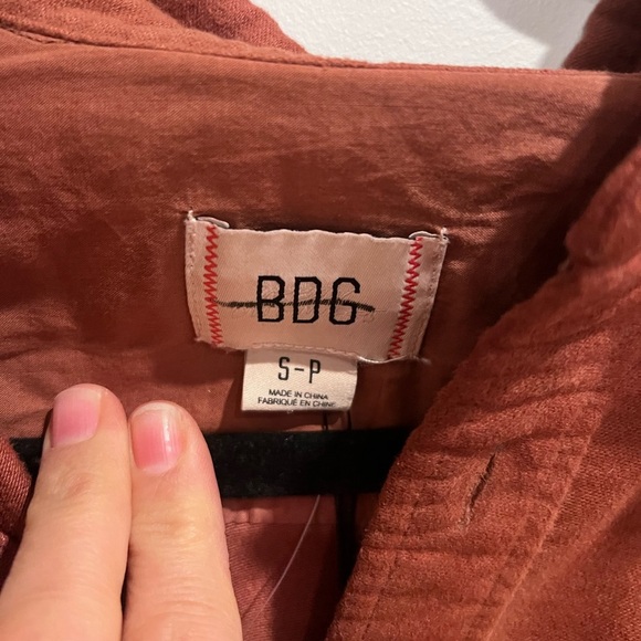 NWT Urban Outfitters BDG Aiden Chamois Sunwashed Shirt Jacket - Picture 3 of 4